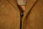 Vintage 1980s Women's Dantelli Clasp Closure Suede Leather Coat