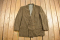 Vintage 1980s Plaid Wool Blazer