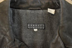 Vintage 1990s Barney's New York Lined Leather Coat Men's XL /
