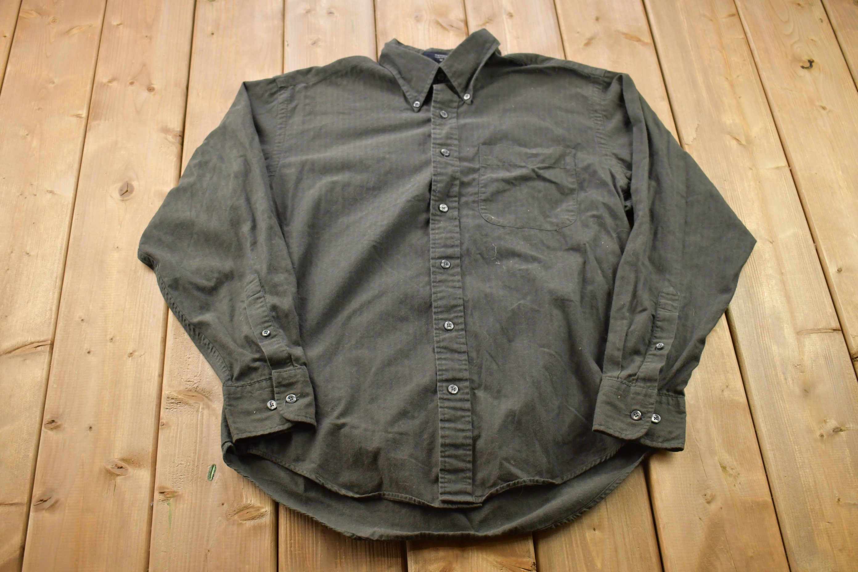 Vintage 1990s Nautica Blank Button Up Shirt