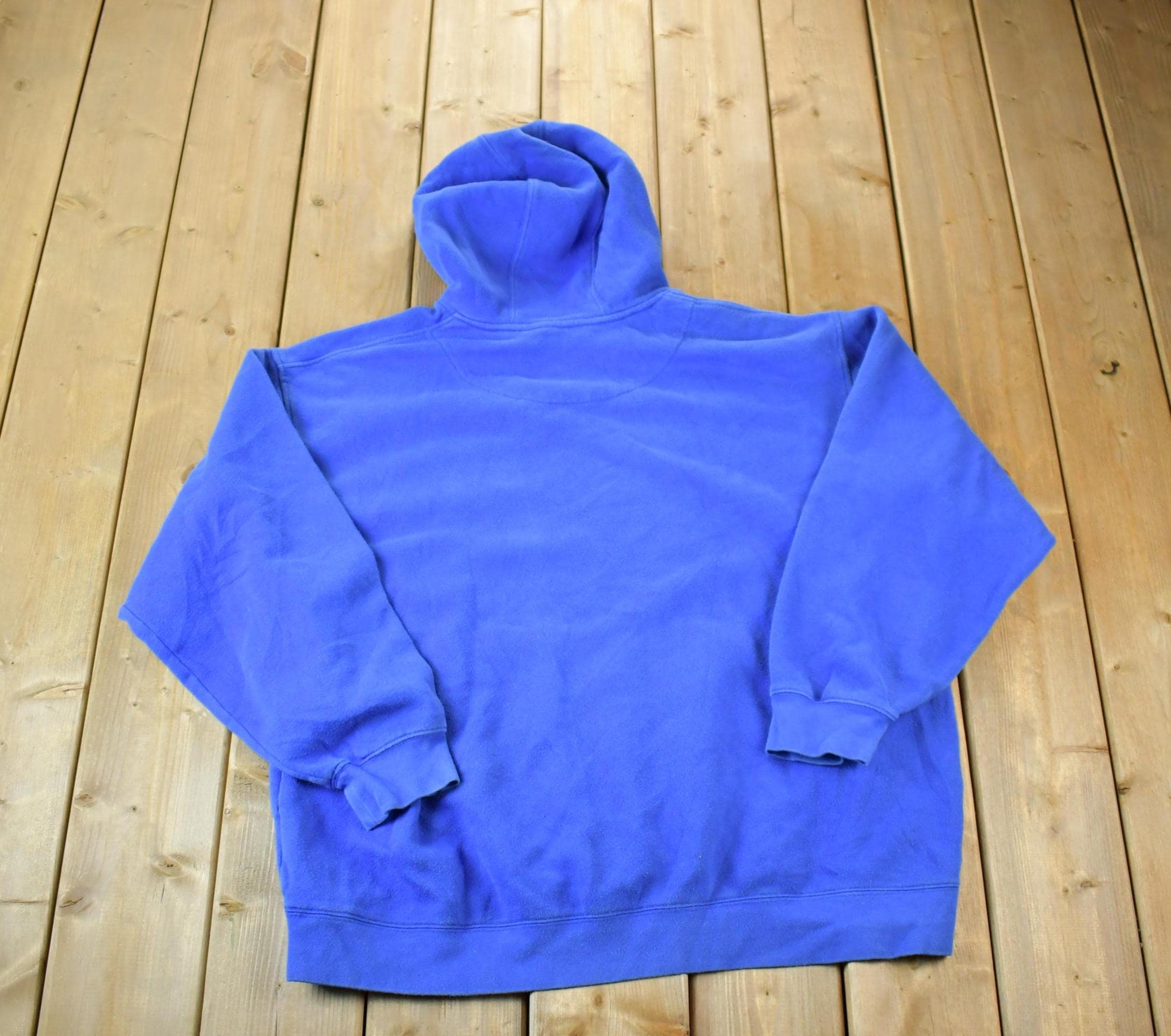 Vintage 1990s Nike Embroidered Mini Swoosh Hoodie Sweatshirt