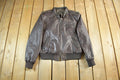Vintage 1990s Cooper Leather Moto Cafe Biker Jacket Men's Medium