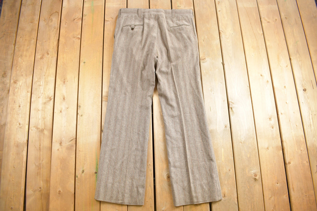 Vintage 1980's Wool Trousers Size 36 x 32