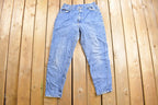 Vintage 1990s LEE Blue Wash Tapered Mom Jeans