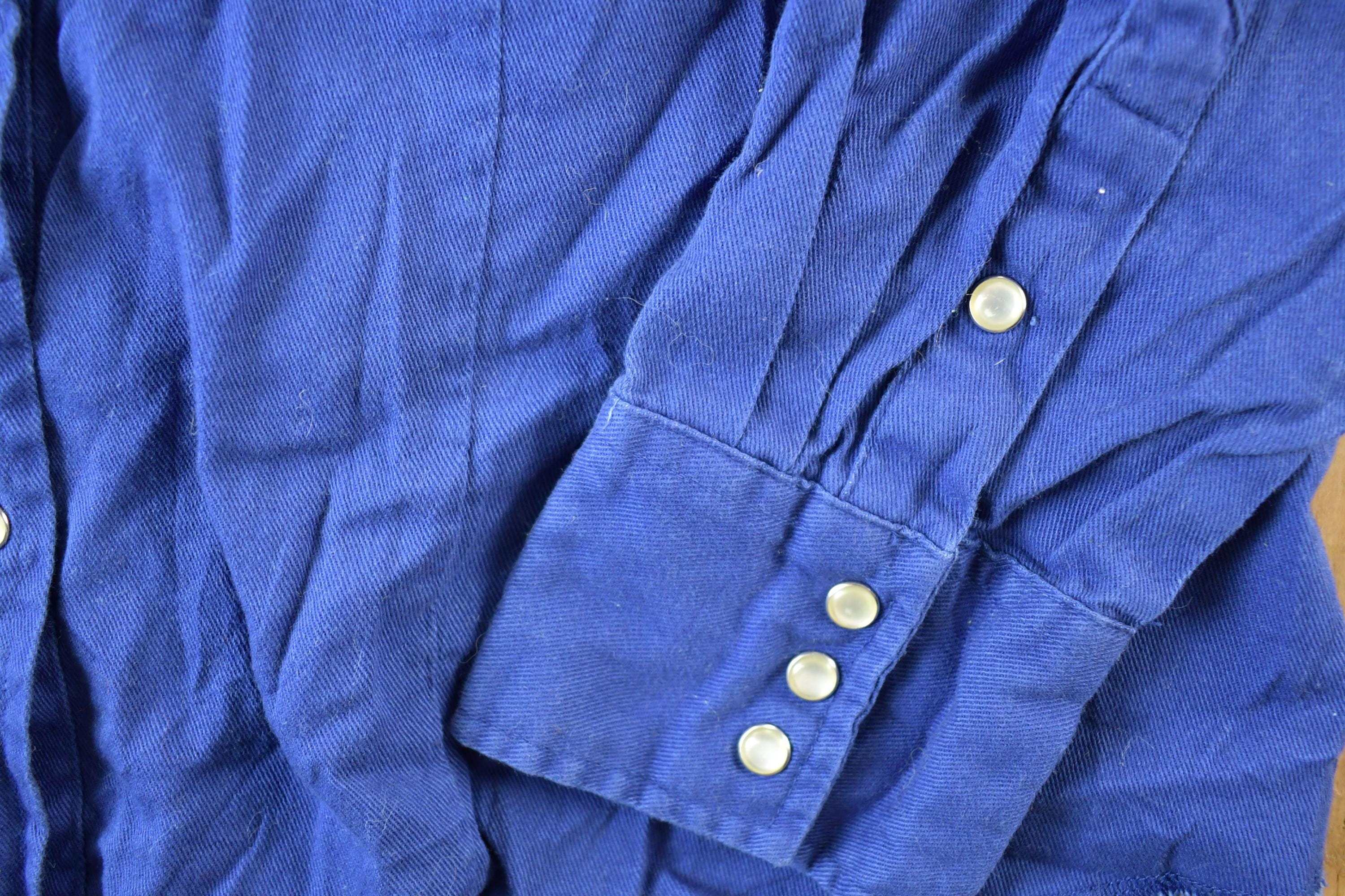 Vintage Y2K Wrangler Wrancher Shirts Button Up Cowboy Shirt Womens XL