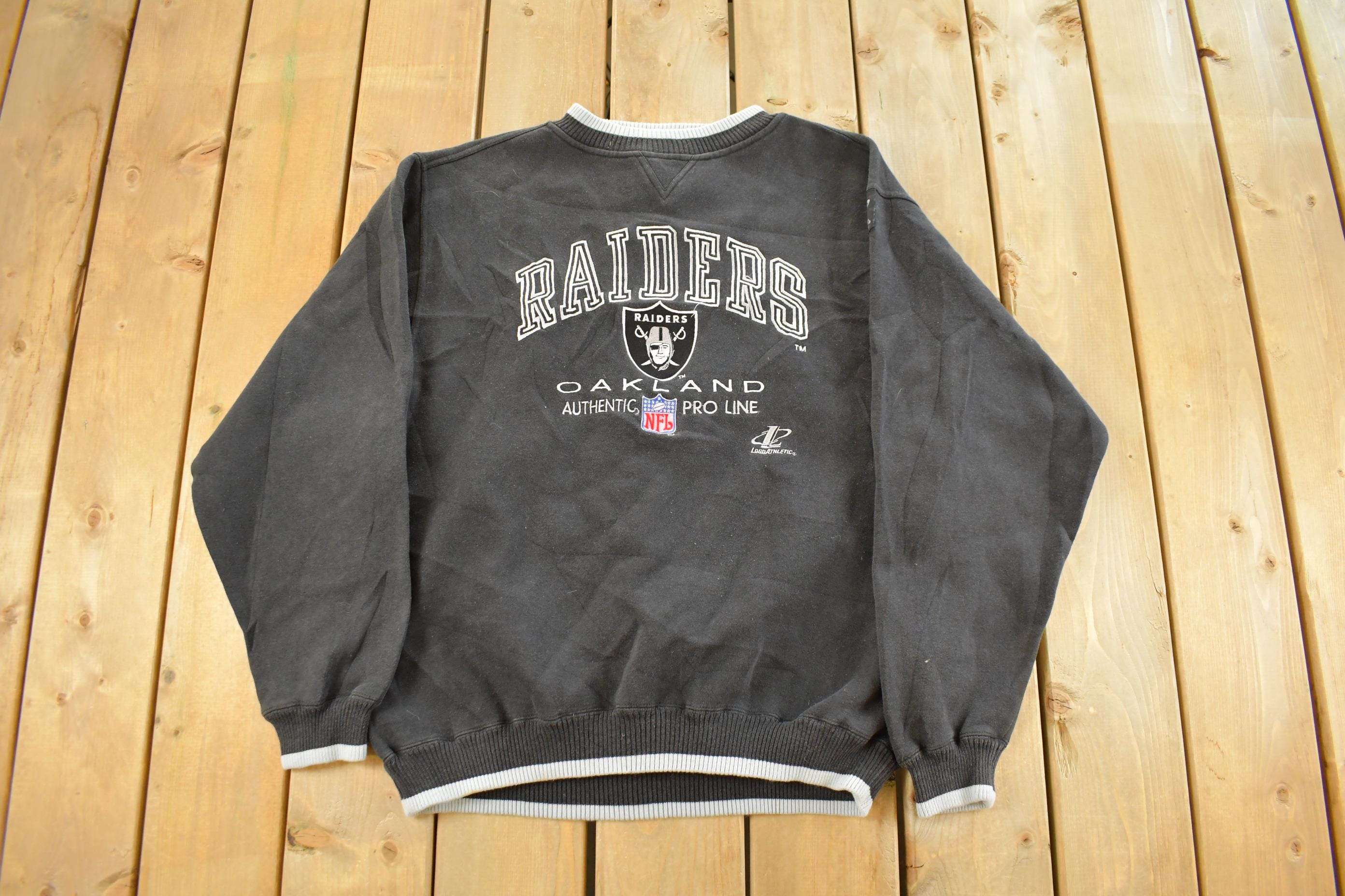 Vintage 1990s Los Angeles Raiders NFL Logo Athletic Sweatshirt Men's 2XL