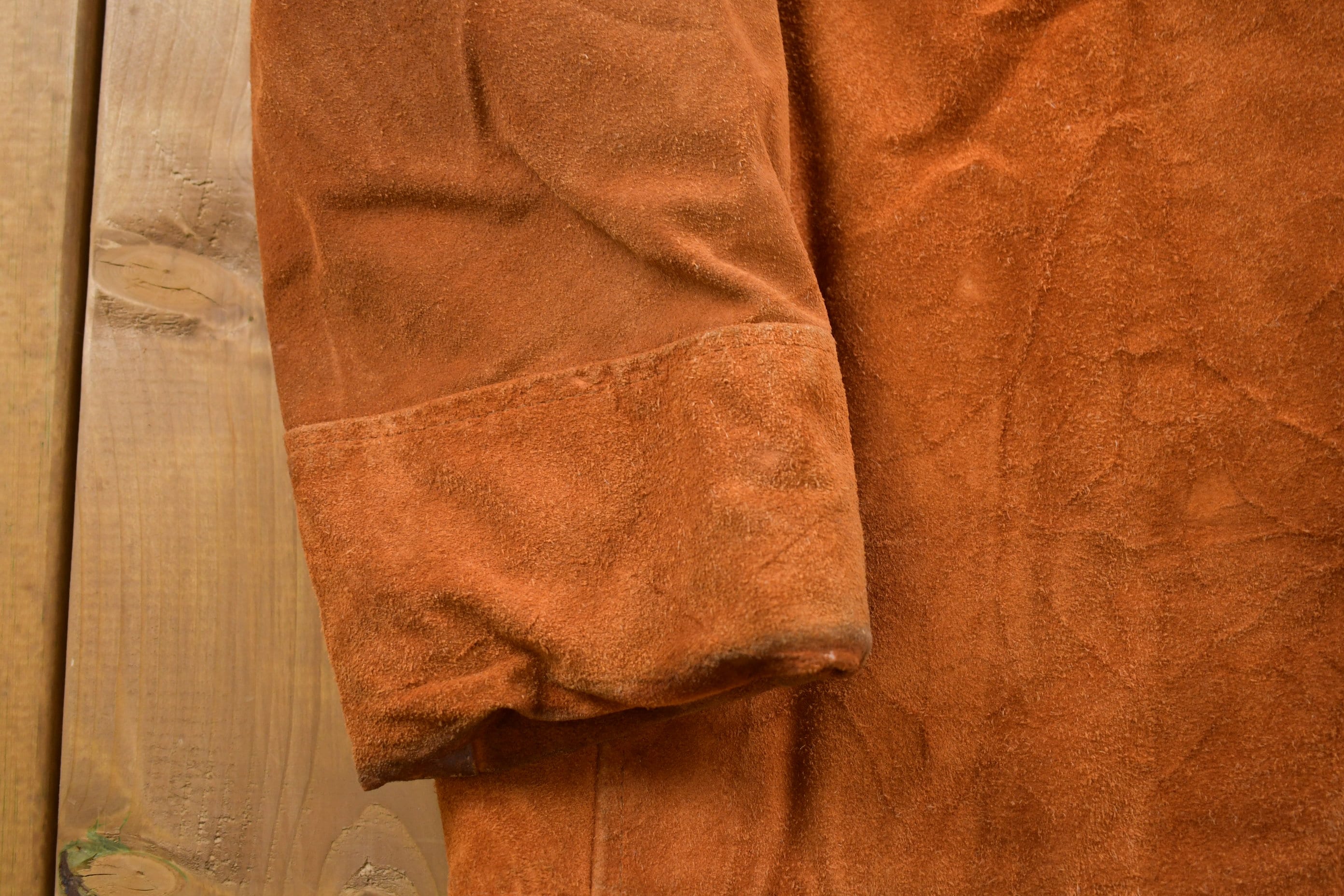 Vintage 1980s House Of Peerless Shearling Leather Jacket