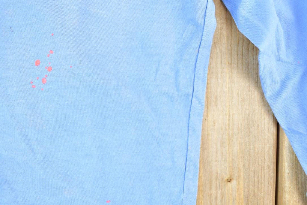 Women Vintage Vigoss Y2K Blank Blue T-Shirt