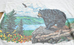 Vintage 1996 Black Bear Great Smokey Mountains Wrap Around Graphic T-Shirt