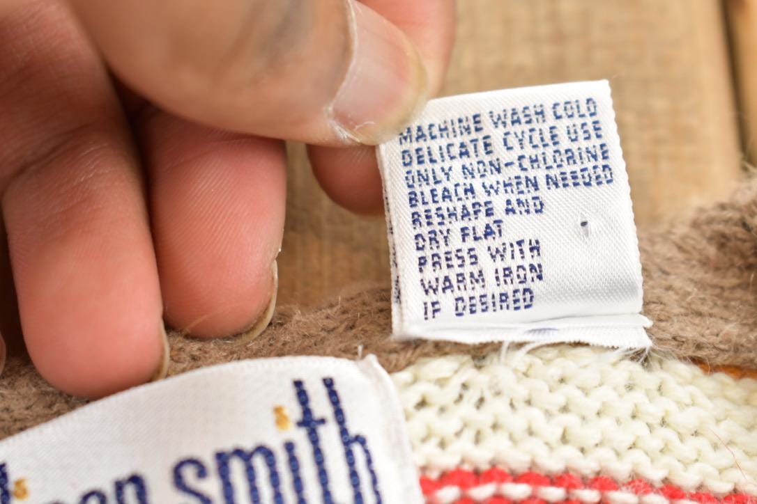 Vintage 1990s Allison Smith Knit Sleeveless Cardigan Sweater