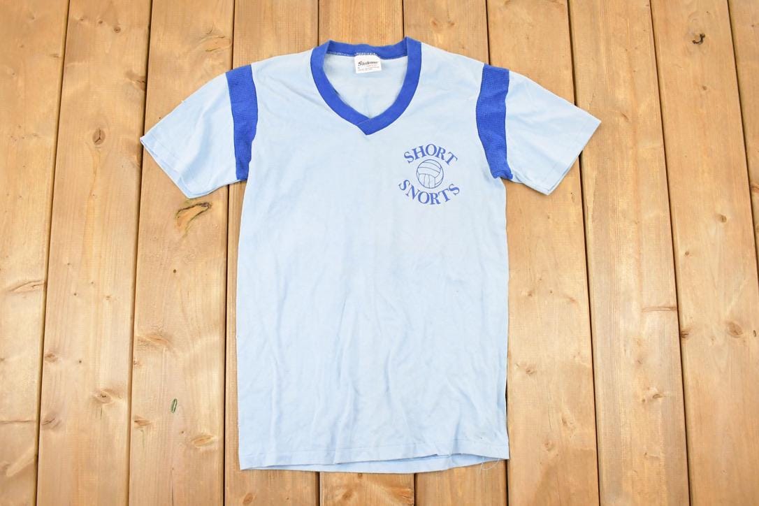 Vintage 1980s Short Snorts Souvenir Baseball T-Shirt Men's S