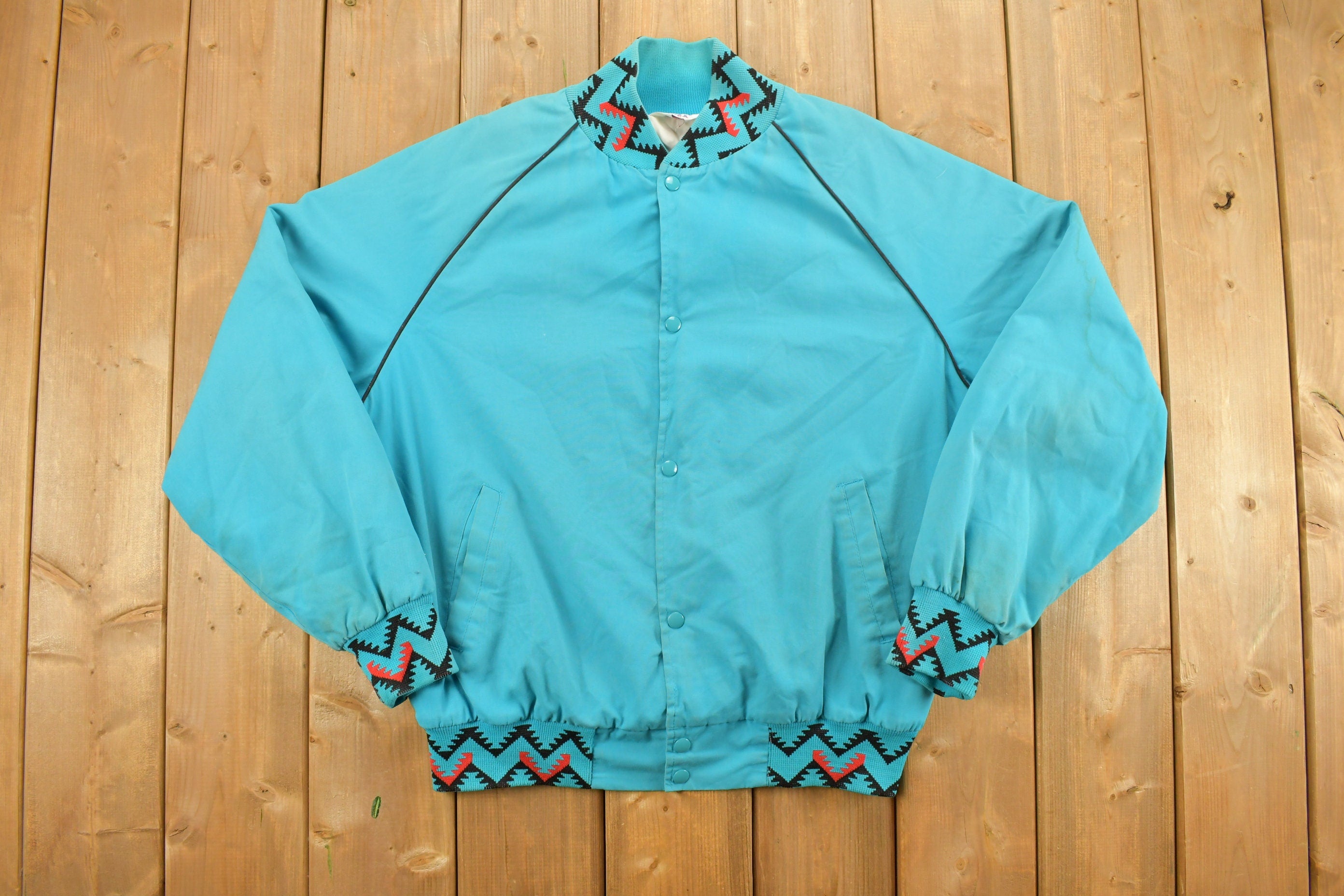 Vintage 1980s West Ark Holiday Lanes Bowling Michigan Jacket