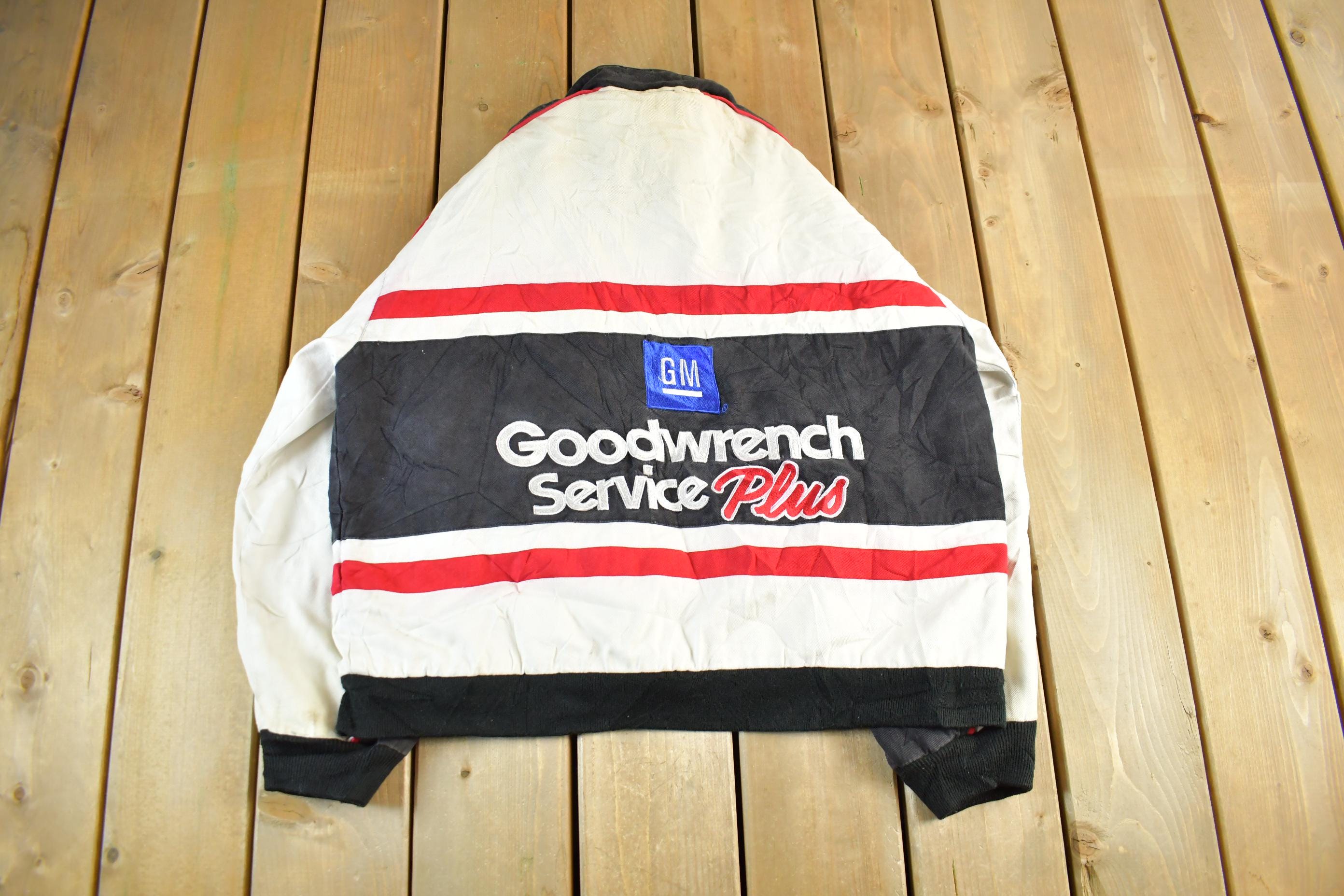 Vintage 1990s Jeff Hamilton Nascar Goodwrench Patchwork Racing Jacket Men's Large