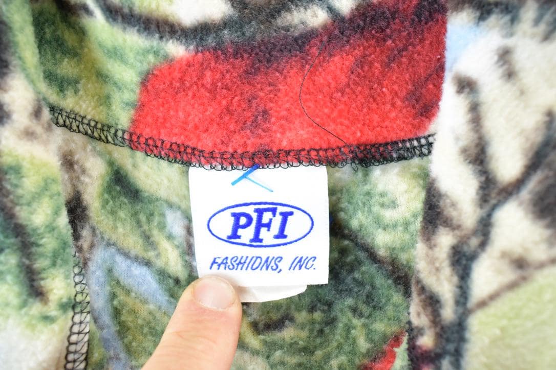 Vintage 1990s AOP Cardinal Fleece Outdoorsman Sweater Vest Womens XL