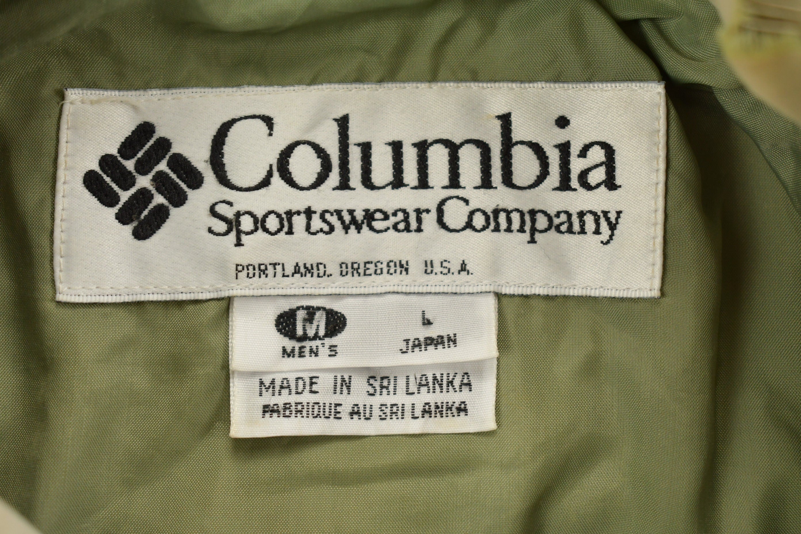 Vintage 1990s Columbia Windbreaker Jacket