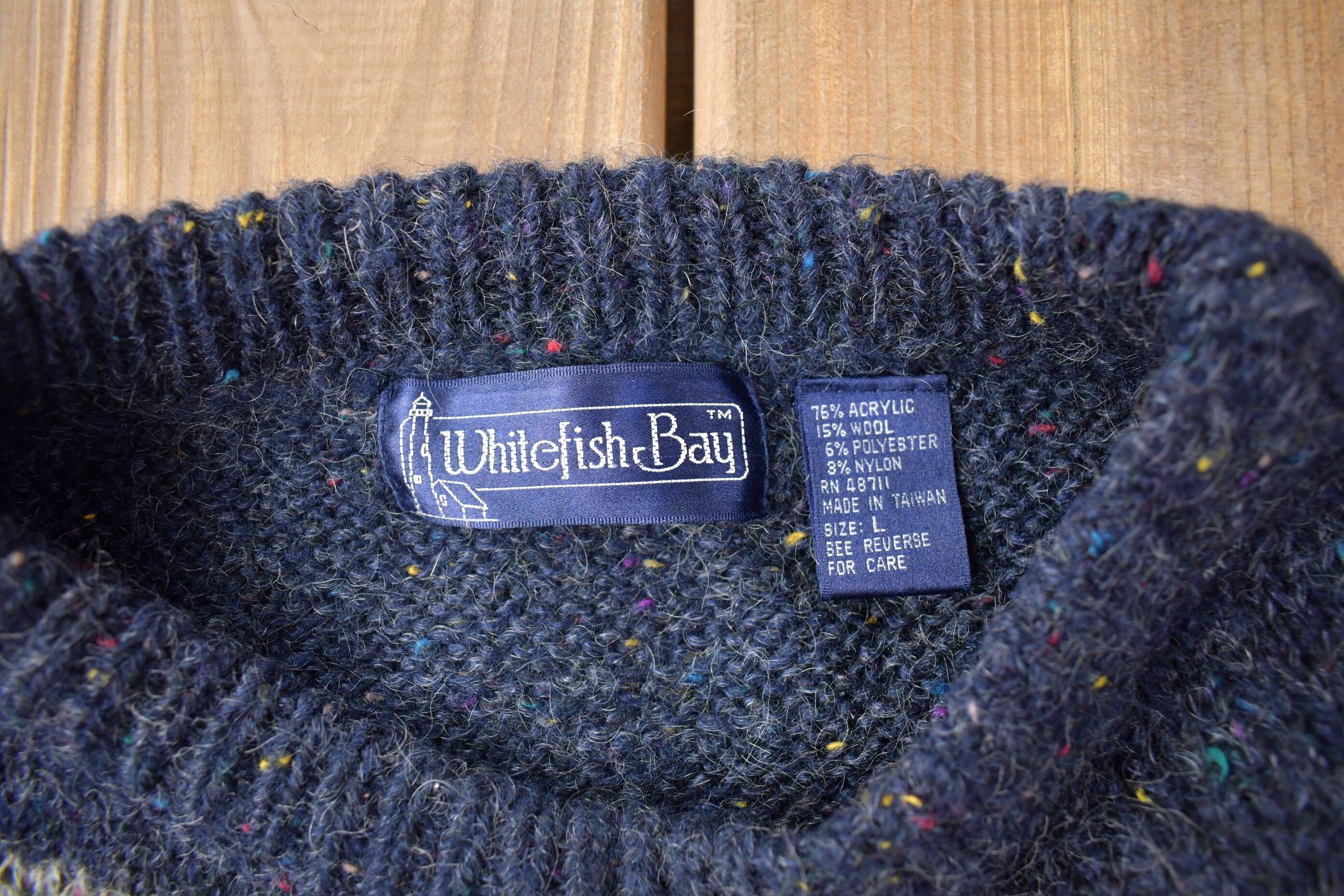 Vintage 1990s Whitefish Bay Knit Crewneck Sweater
