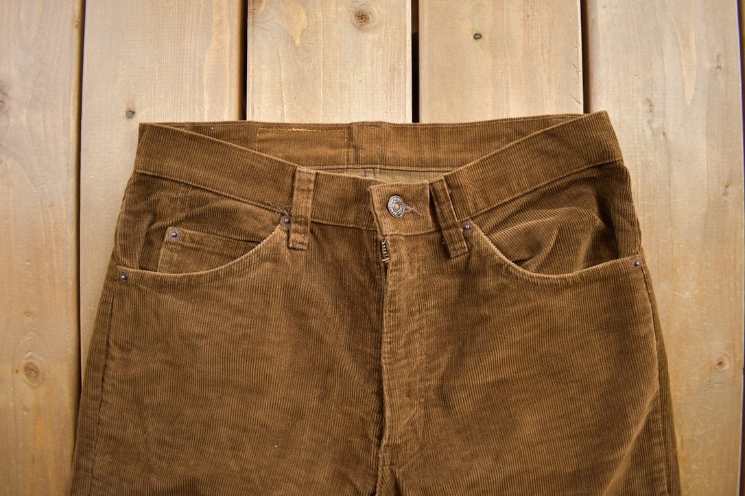 Vintage 1970s Levi's Jeans Corduroy Pants Made In USA Size 32x31