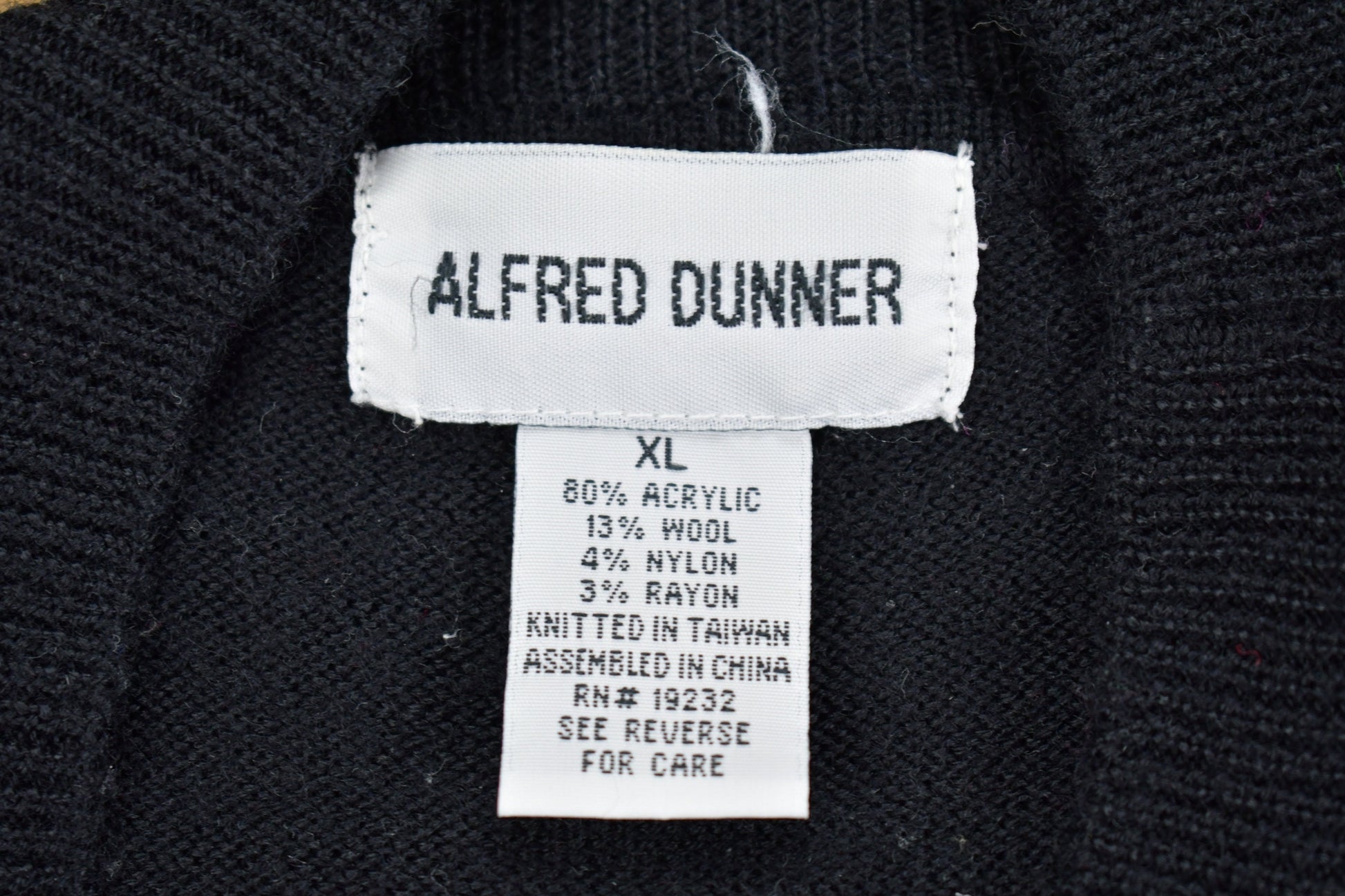 Vintage 1990's Alfred Dunner Abstract Knit Sweater /