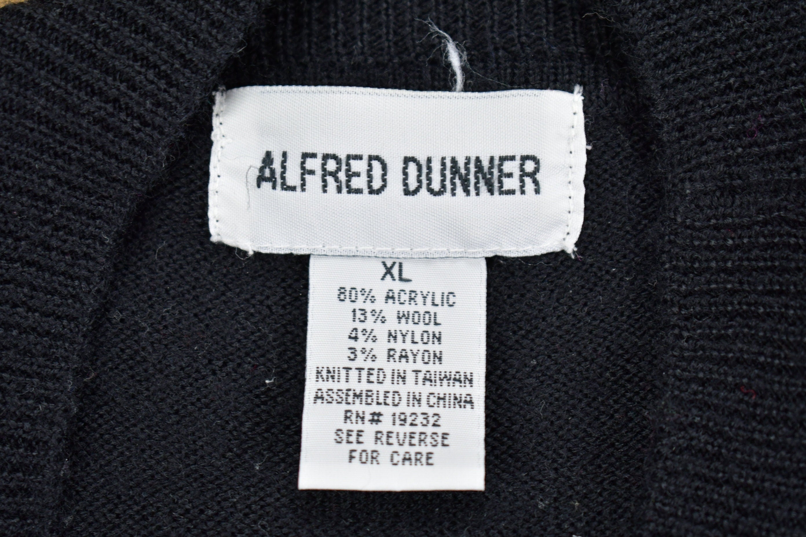 Vintage 1990's Alfred Dunner Abstract Knit Sweater
