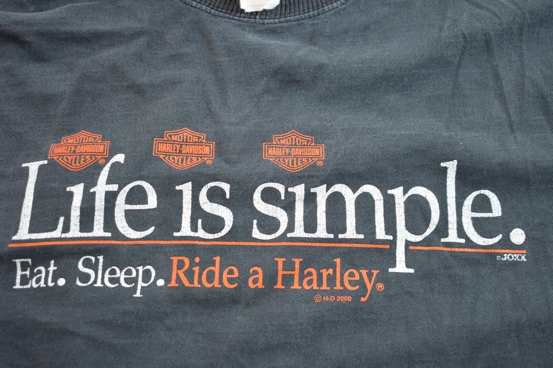 Vintage 1990s Harley Davidson Longsleeve Shirt