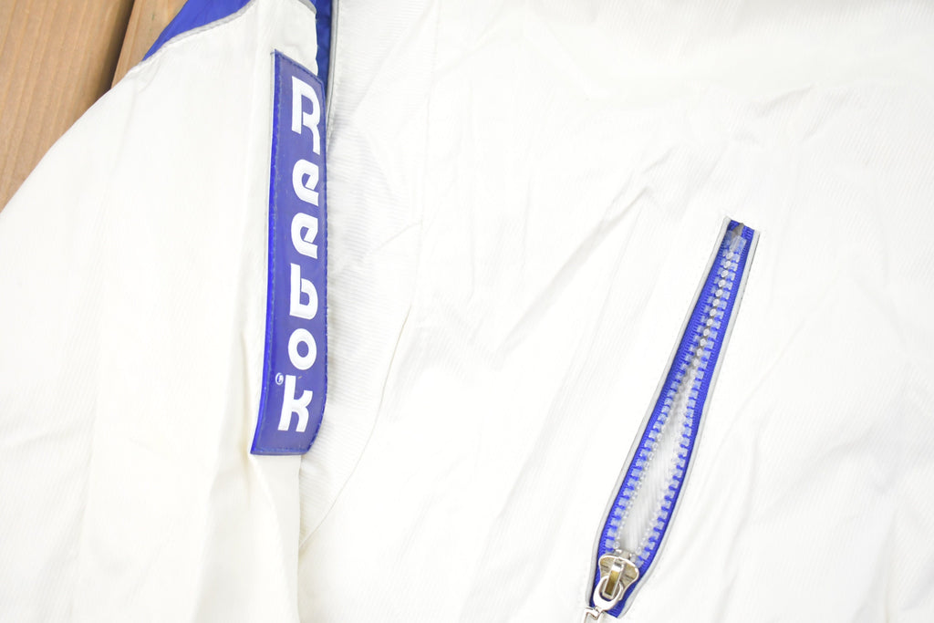 Vintage 1980s Reebok Full Zip Windbreaker Jacket