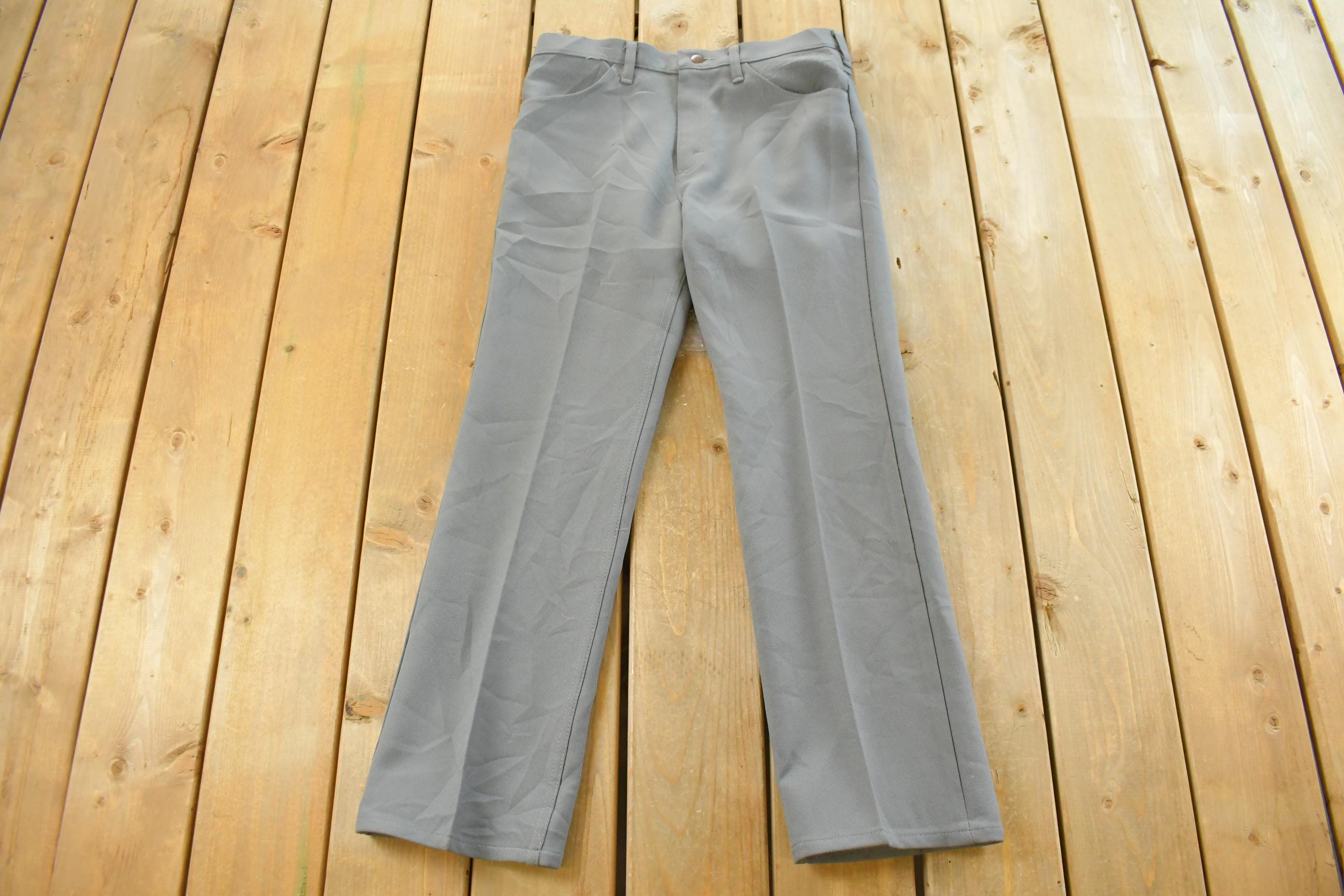 Vintage 1980s Wrangler Cowboy Wrancher Pants Men's 33 x 30