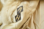 Vintage 1970s Blonde Mink Full Length Fur Coat