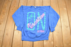 Vintage 1980s Las Vegas On Vacation Raglan Crewneck Sweatshirt