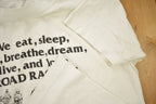 Vintage 1980s Lockhart Racing Love Road Racing Street Bike Graphic T Shirt