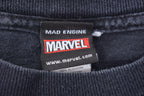 Vintage 2004 Spiderman Graphic Marvel Mad Engine Promo T-shirt