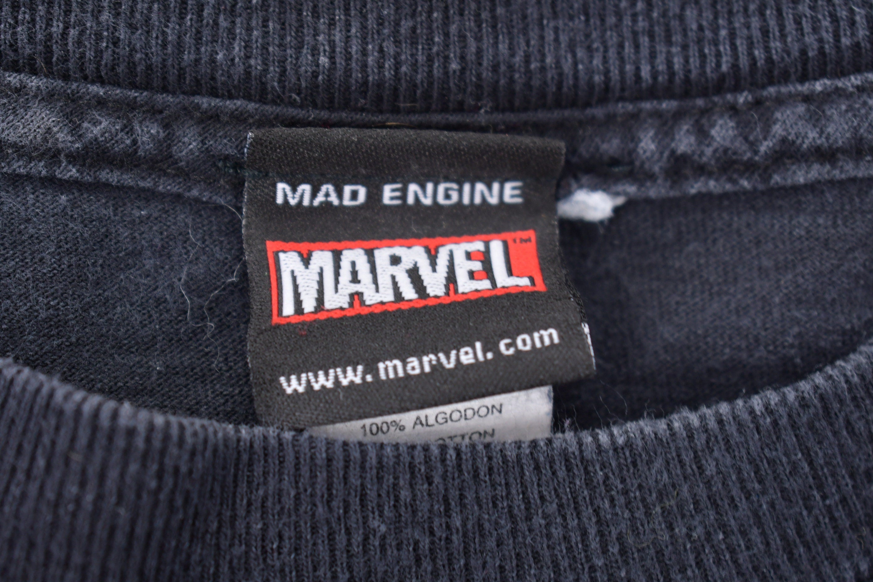 Vintage 2004 Spiderman Graphic Marvel Mad Engine Promo T-shirt