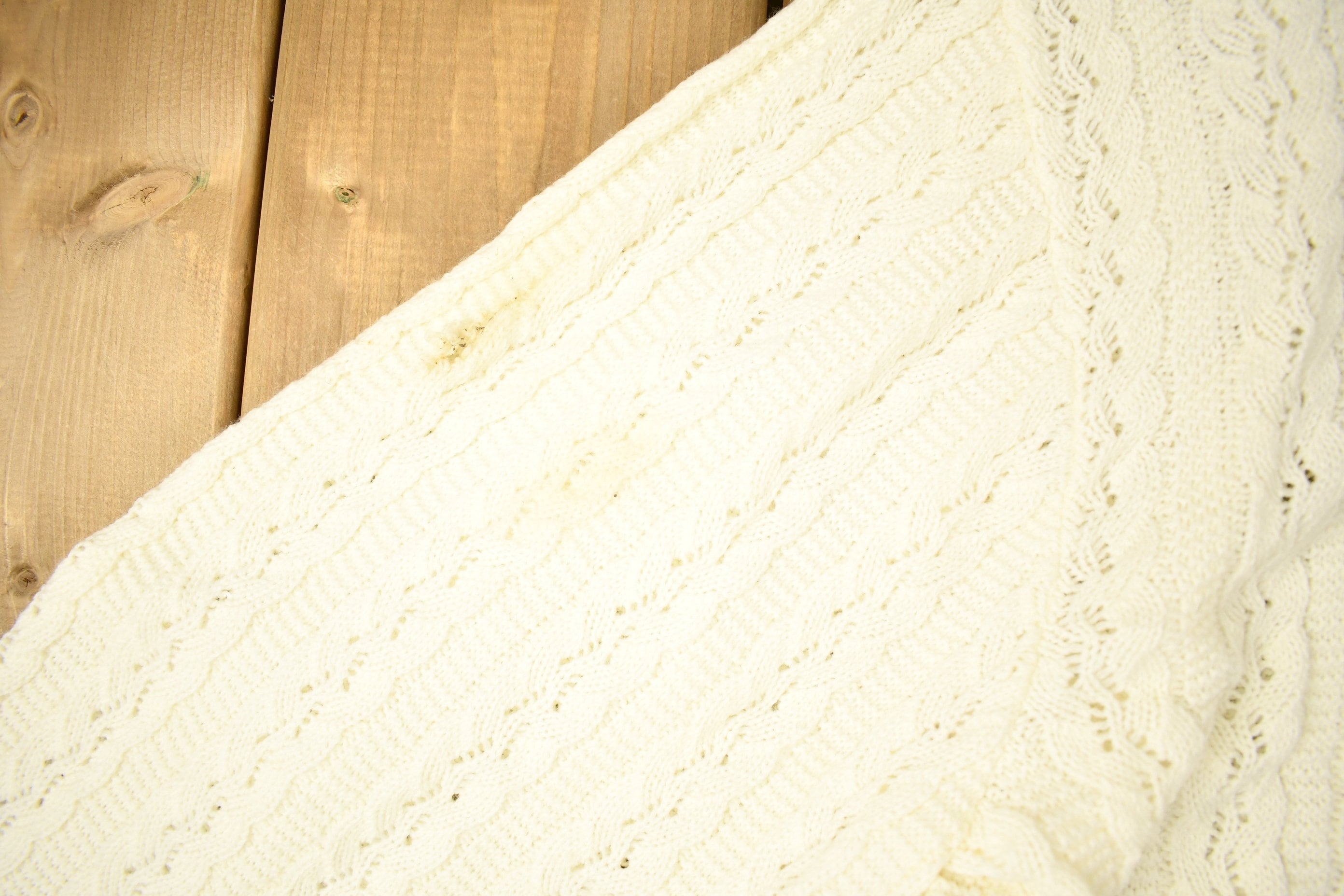 Vintage 1990s Anthony Richards 3D Cable Knit Cardigan Sweater