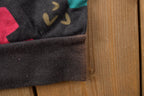 Vintage 1980s Jolly Roger Abstract Pattern Crewneck Sweatshirt