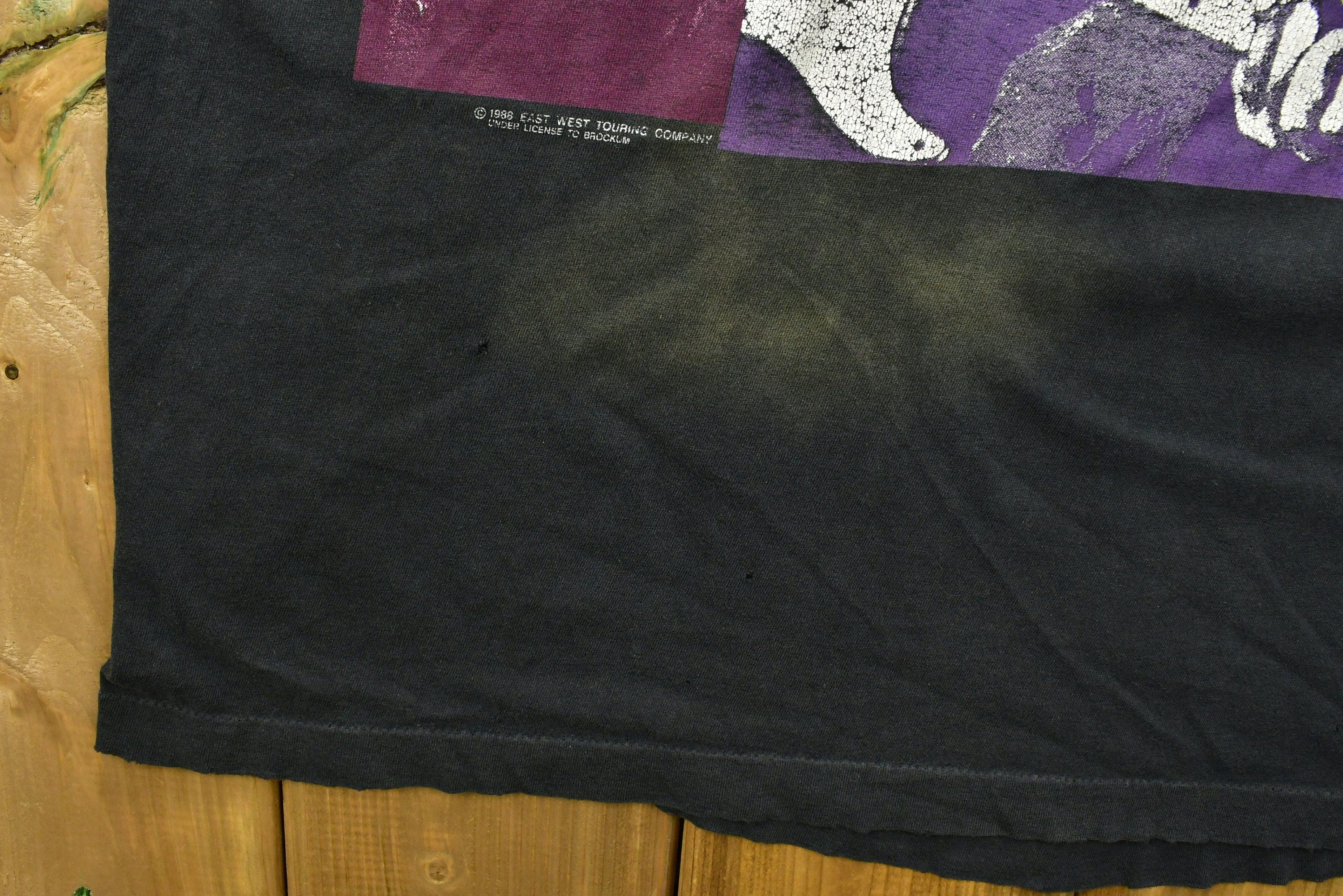 Vintage 1990 Bob Dylan Band Never Ending Tour T-shirt