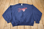 Vintage 1990s MC Crusaders Embroidered Crewneck Sweatshirt Size Large