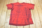 Vintage 1990s Jesus King Of Kings Red Tie Dye Graphic T-Shirt