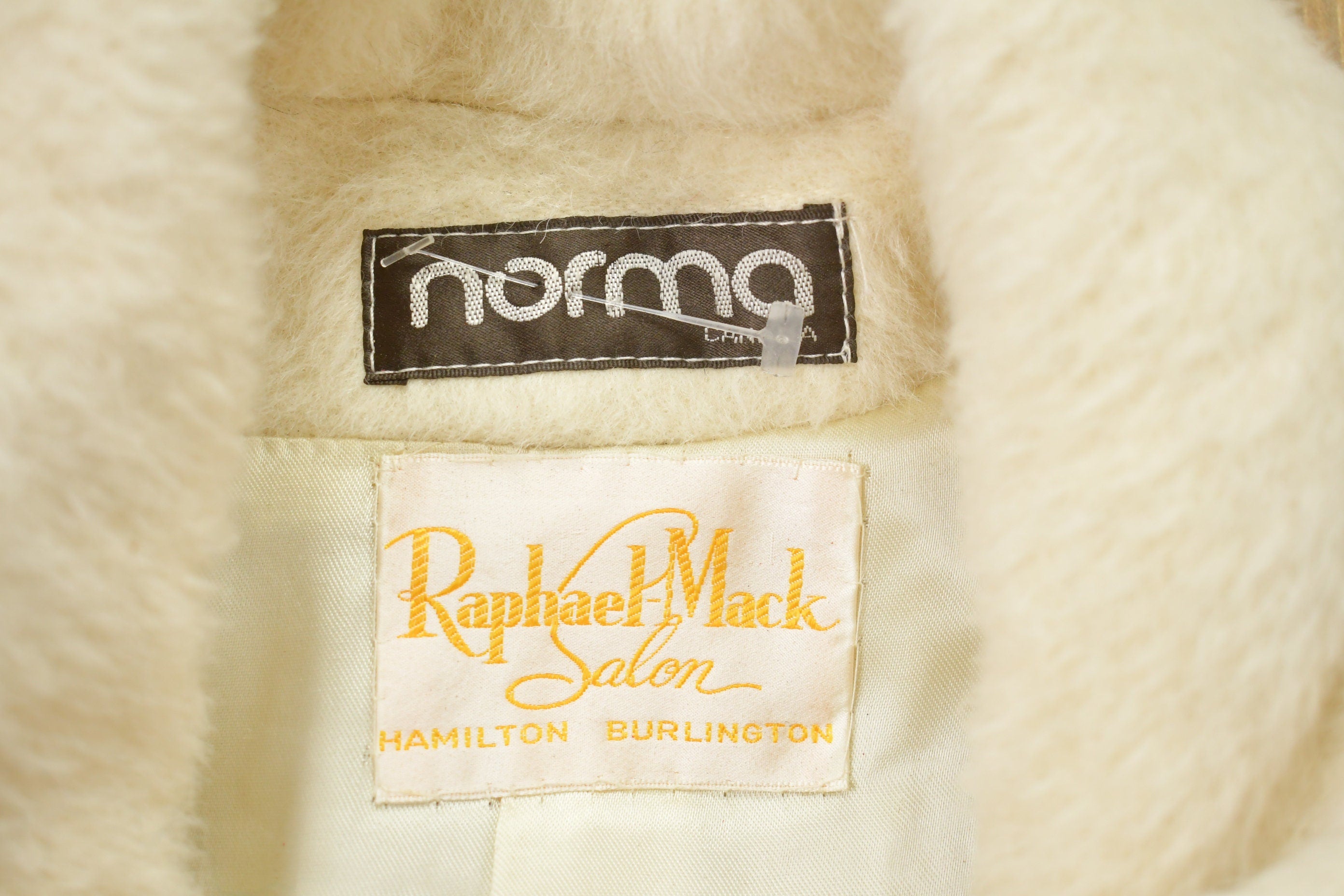 Vintage 1980s Norma Canada Ribbed Wool Jacket