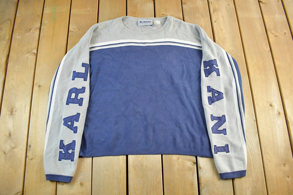 Vintage Y2K Karl Kani Embroidered Crewneck Sweatshirt - Men's XL