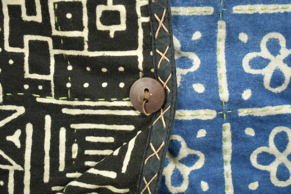 Vintage 1990s Kar-Ma Abstract Knitted Cardigan