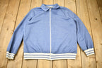Vintage 1980s Full Zip Blank Sweatshirt