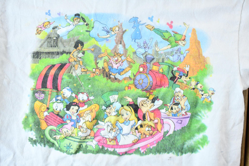 Vintage 1990s Walt Disney World Kids Magic Kingdom Single Stitch Graphic T-Shirt