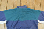 Vintage 1990s Pierre Cardin Crew Neck Zip Up Sweatshirt