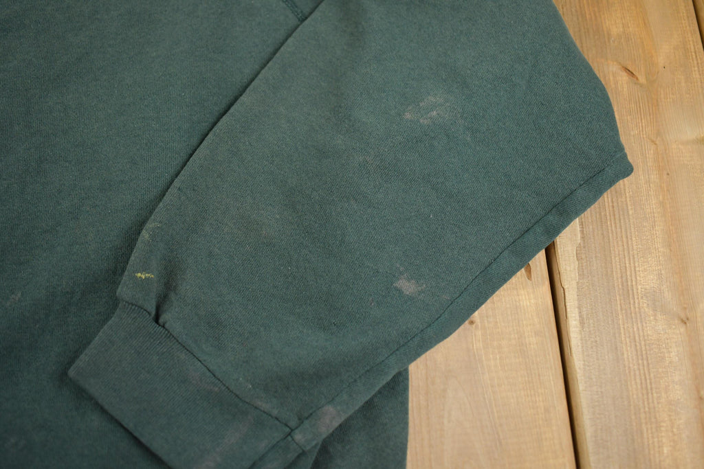 Vintage 1990s Tultex Distressed Crewneck Sweatshirt Made In USA