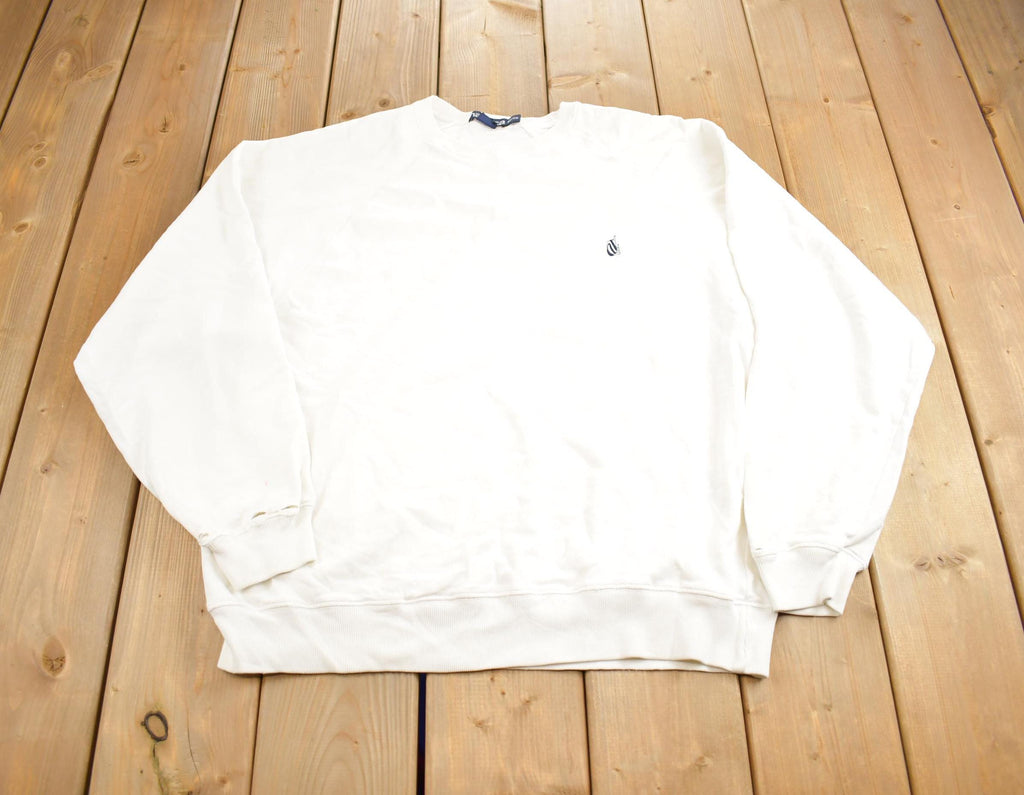 Vintage 1990s Nautica Embroidered Blank Crewneck Sweatshirt