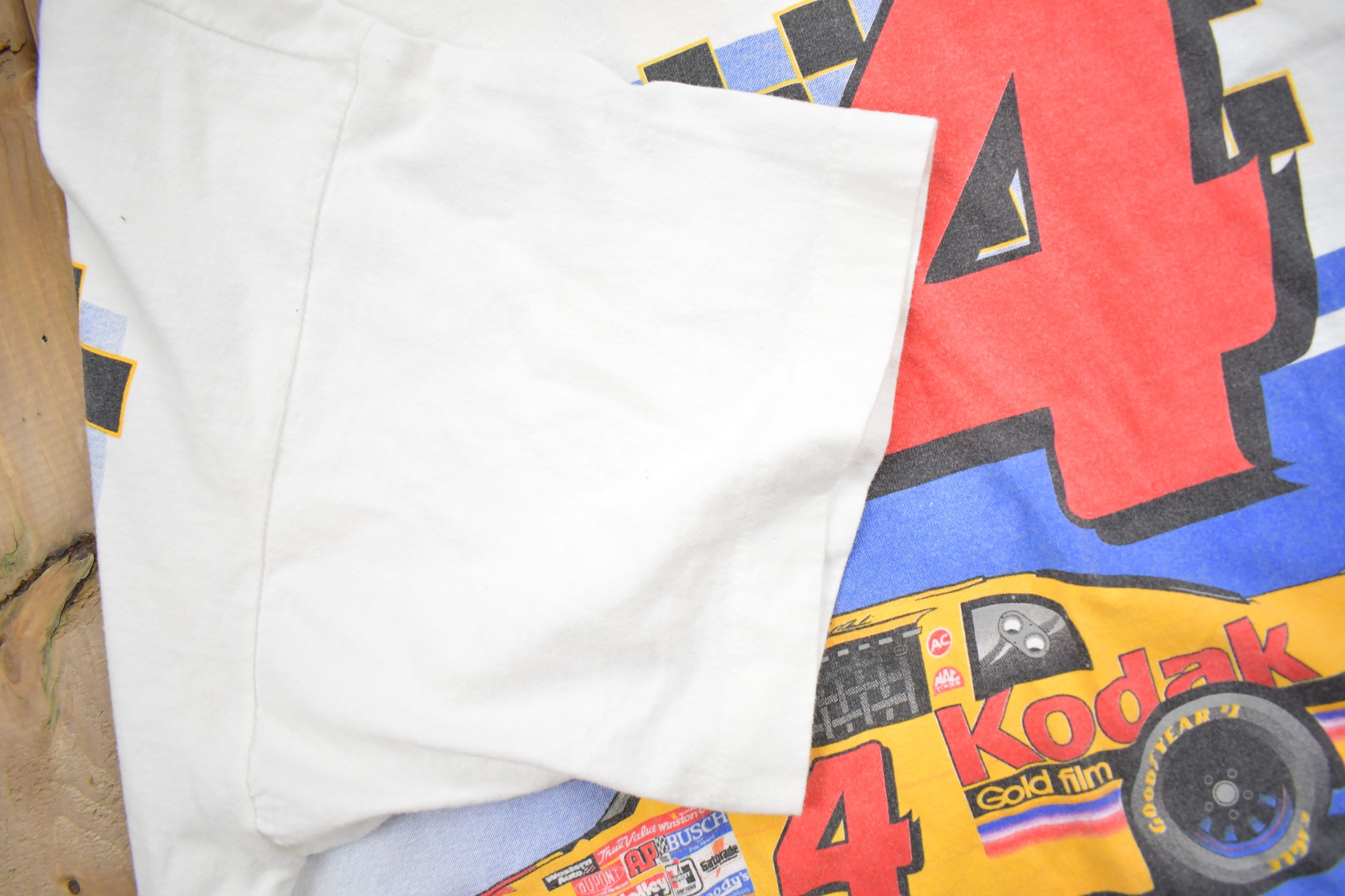 Vintage 1997 Sterling Marlin NASCAR Racing T-Shirt Single Stitch