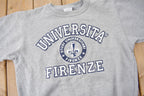 Vintage 1990s University of Firenze Collegiate Crewneck