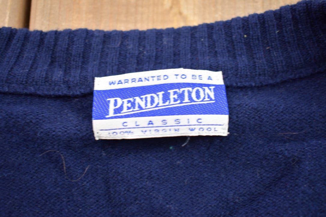 Vintage Pendleton Blank Button Up Sweater