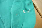 Vintage 1990s Blank Turquoise Crewneck Sweatshirt