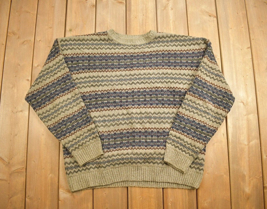 Vintage 1990s Dockers Knitted Crewneck Sweater