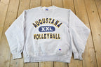 Vintage 1990s Russell Augustana Collegiate Volleyball Crewneck Adult Medium